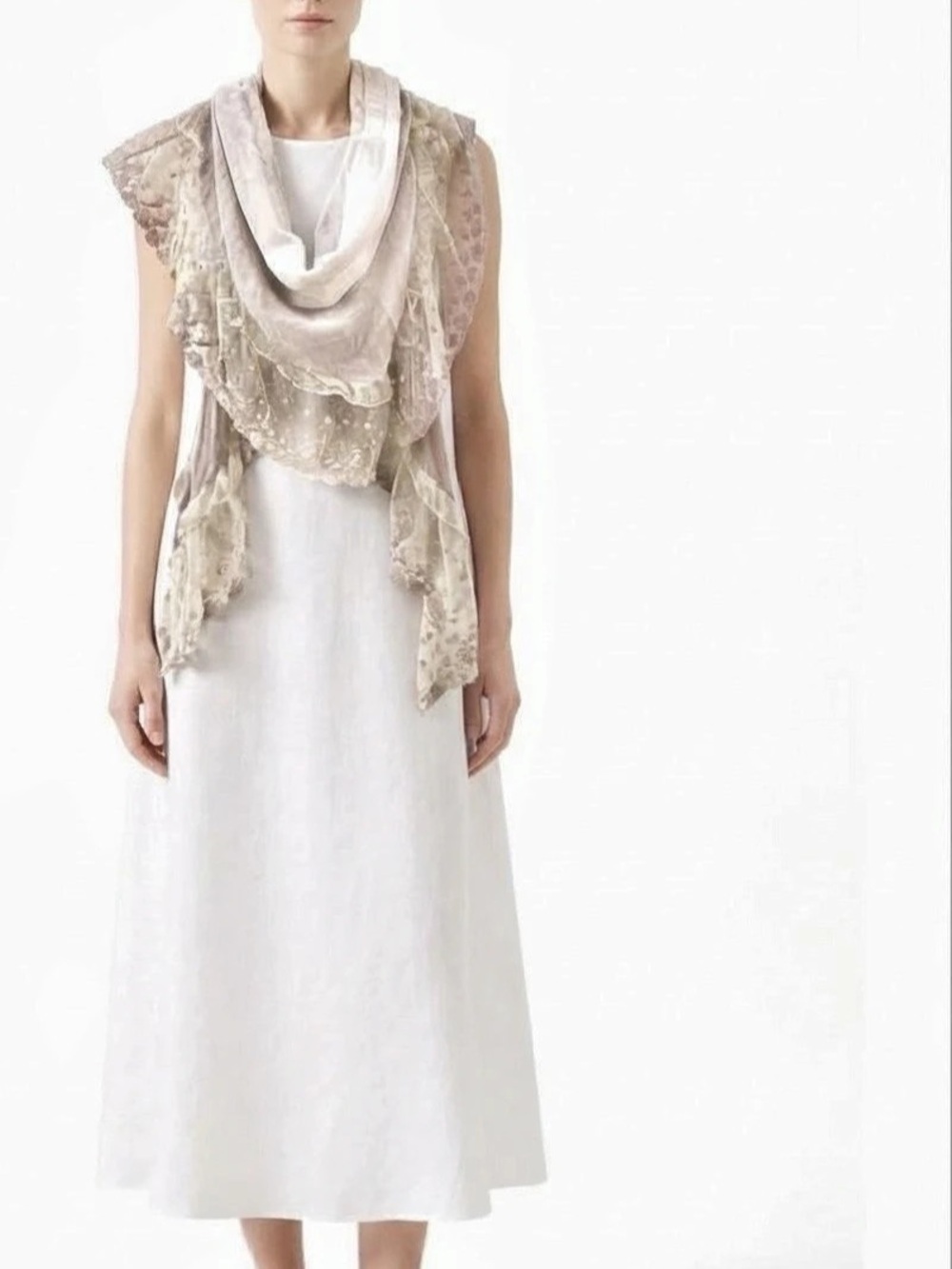Ombre Lace Triangle Scarf
